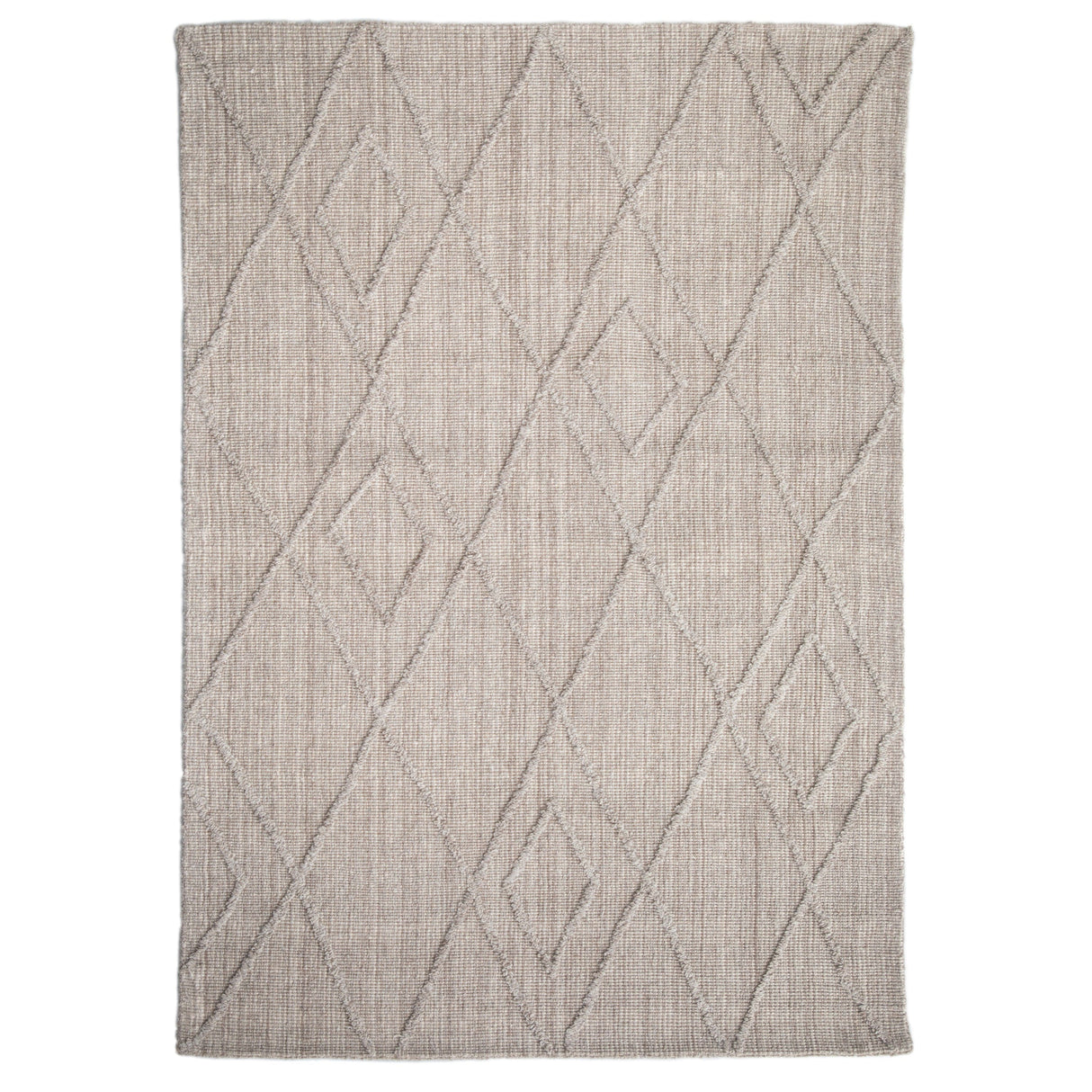 Rugs 190x290cm Daniela Wool Rug 190X290 NATURAL GREY