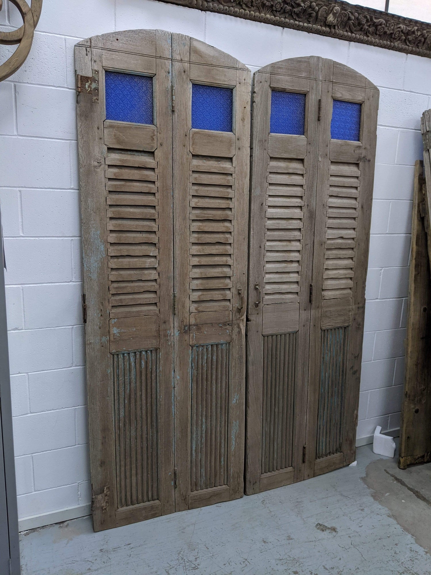 Rustic Set of Doors Curved Top