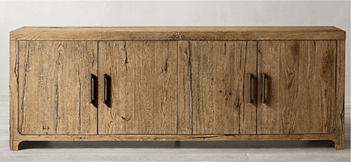 Sideboards/Consoles XL Recycled Elm Four door cabinet