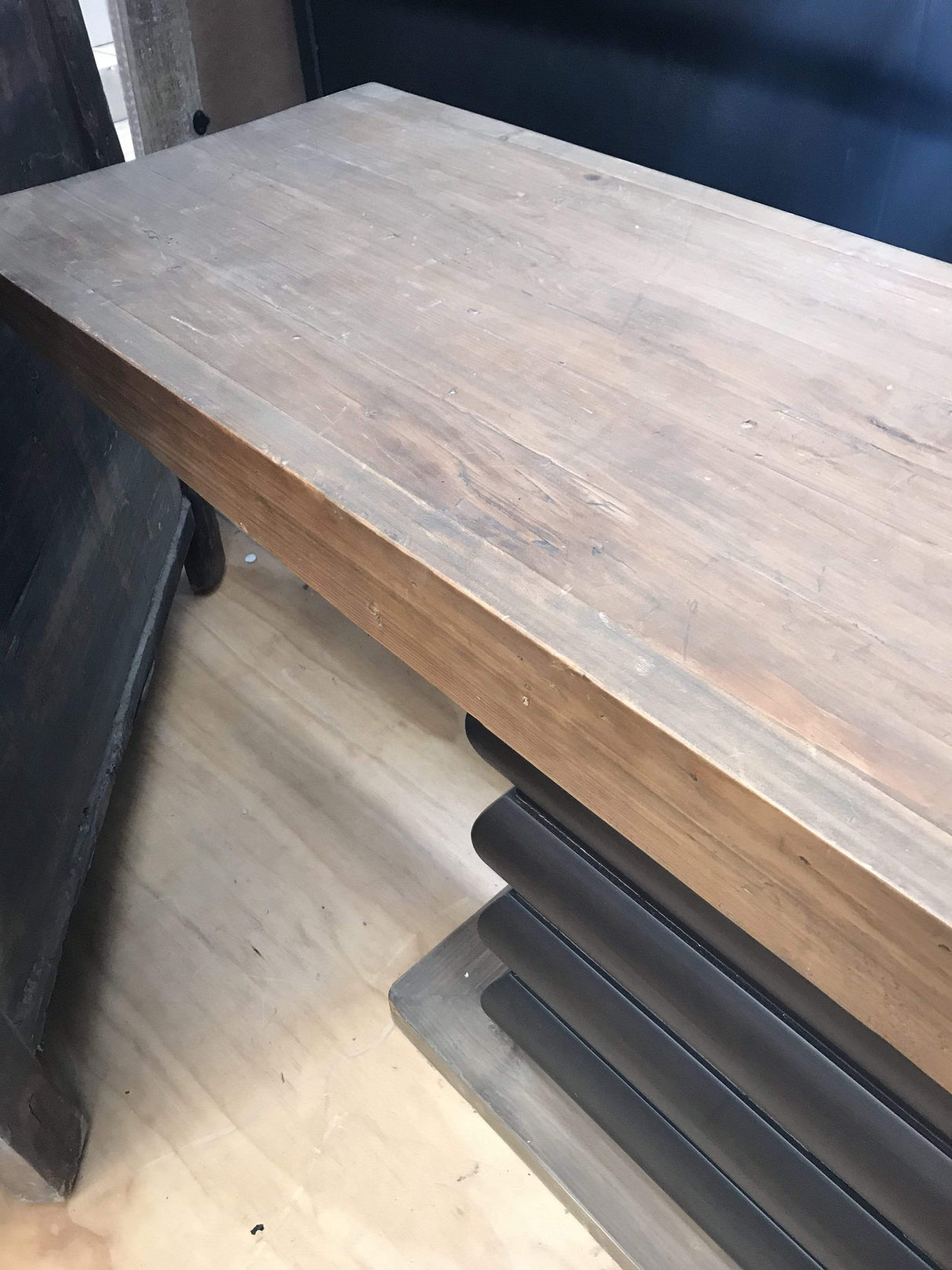 Tables Dark Wooden Side Table Royal Range Stunning Side Table or Island Table Solid Wood Furniture