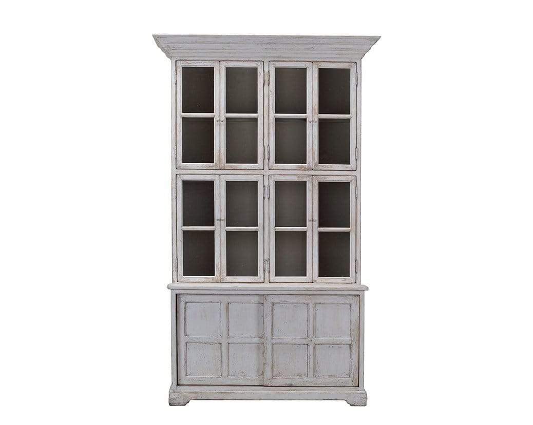 White Glass Cabinet