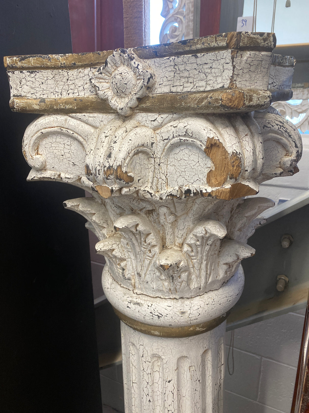 White Handmade Pillars (Each)