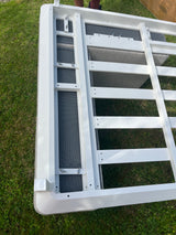 Outdoor Modular 2-Seater Chaise Lounge with Side Table