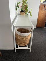 Maison Console - Soft White Aluminium