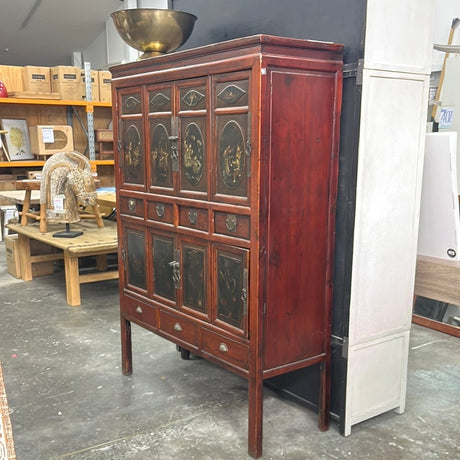 Antique Asian Cabinet C.1900 Antique Asian Cabinet NZ