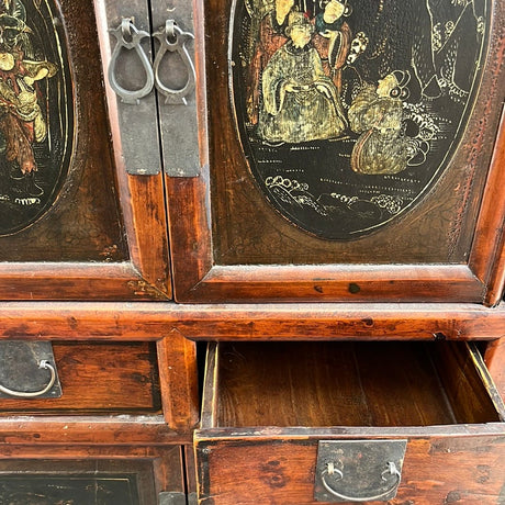 Antique Asian Cabinet C.1900 Antique Asian Cabinet NZ