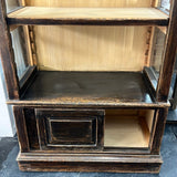 Antique Style Brown Display Cabinet
