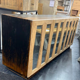 Antique Style Glass Sideboard