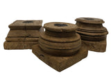 Antique Wooden Candle Holders Antique Wooden Candle Holders