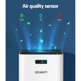 Appliances > Aroma Diffusers & Humidifiers Devanti Air Purifier HEPA Filter PM2.5 Smoke Dust Germ Odor Cleaner Freshener