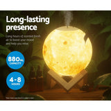 Appliances > Aroma Diffusers & Humidifiers Devanti Aroma Diffuser LED Moon Lamp 880ml