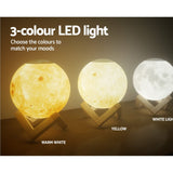 Appliances > Aroma Diffusers & Humidifiers Devanti Aroma Diffuser LED Moon Lamp 880ml