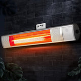 Appliances > Heaters Devanti Electric Infrared Strip Heater Radiant Heaters Reamote control 2000W