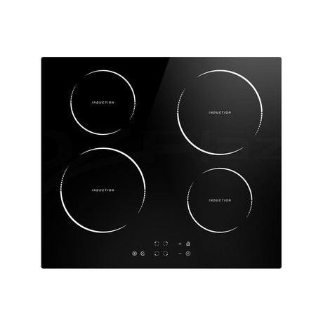 Appliances > Kitchen Appliances Devanti Induction Cooktop 60cm Ceramic Glass 4 Buner