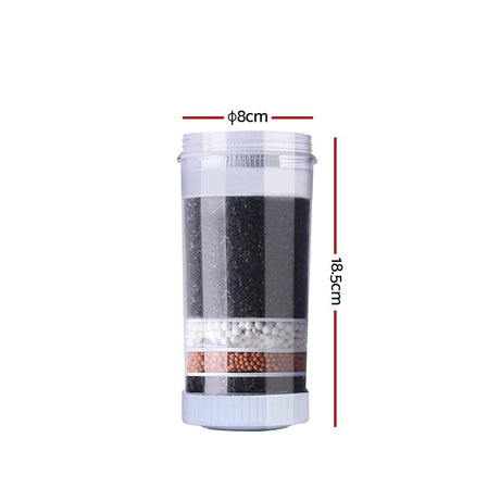 Appliances > Kitchen Appliances Devanti Water Cooler Filter Purifier 2 Pack Ceramic Carbon Mineral Cartridge