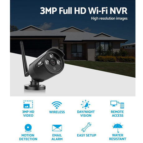 Audio & Video > CCTV UL-TECH 3MP Wireless Security Camera System IP CCTV Home