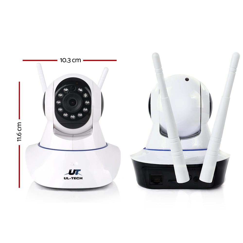 Audio & Video > CCTV UL Tech Set of 2 1080P IP Wireless Camera - White