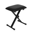 Audio & Video > Musical Instrument & Accessories Alpha Piano Stool Adjustable Height Keyboard Seat Portable Bench Chair Black