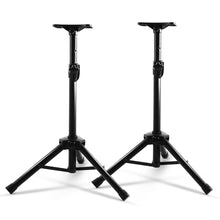 Load image into Gallery viewer, Audio &amp; Video &gt; Musical Instrument &amp; Accessories Set of 2 Adjustable 120CM Speaker Stand - Black
