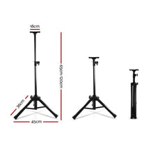 Load image into Gallery viewer, Audio &amp; Video &gt; Musical Instrument &amp; Accessories Set of 2 Adjustable 120CM Speaker Stand - Black
