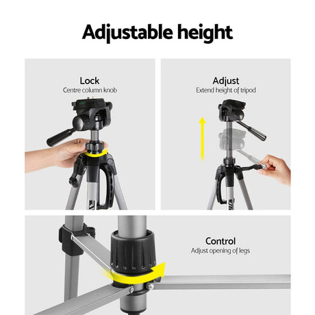 Audio & Video > Photography Weifeng Professional Camera Tripod Monopod Stand DSLR Pan Head Mount Flexible