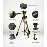 Audio & Video > Photography Weifeng Professional Camera Tripod Monopod Stand DSLR Pan Head Mount Flexible