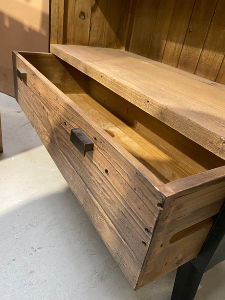 Beach Recycled Timber Bookcase - Black