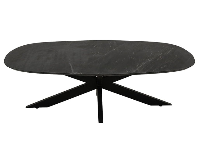 Bisma Marble Top Black Coffee Table