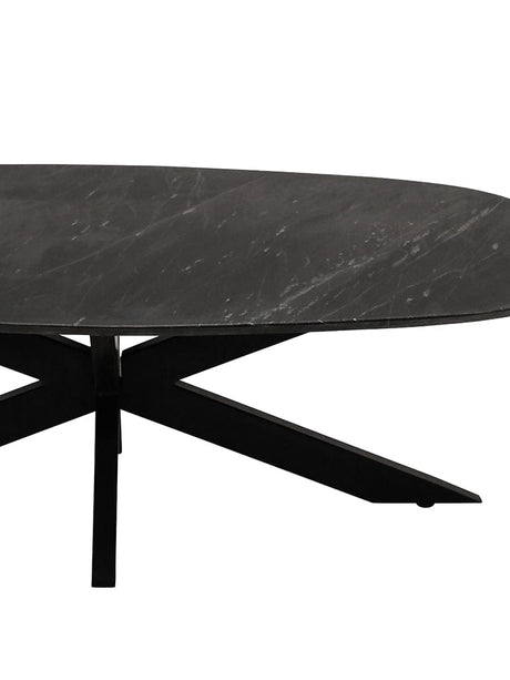 Bisma Marble Top Black Coffee Table