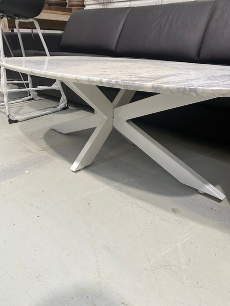 Bisma Marble Top White Coffee Table Bisma Marble Top White Coffee Table