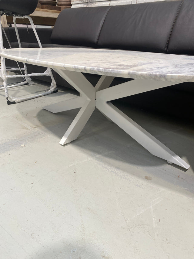 Bisma Marble Top White Coffee Table Bisma Marble Top White Coffee Table