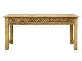 Bleached Wood Antique Style Console