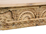 Bleached Wood Antique Style Console