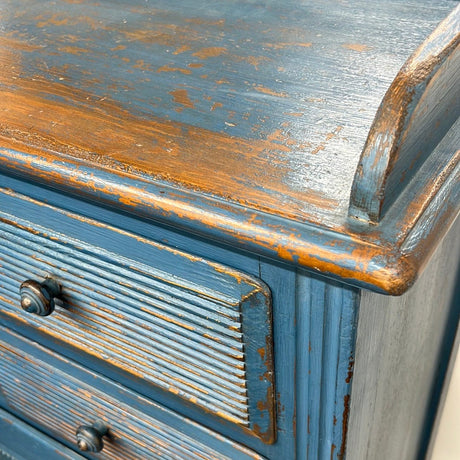 Bookcases/Cabinets Vintage Style Blue Cabinet