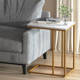 Furniture > Living Room Artiss Coffee Table Side Table Laptop Desk Bedside Sofa Wooden Table Marbel