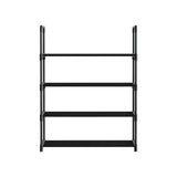 Furniture > Living Room Artiss Shoe Rack Stackable Shelves 4 Tiers 55cm Shoes Storage Stand Black