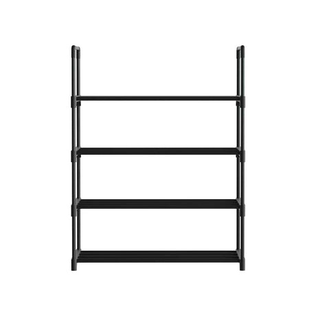 Furniture > Living Room Artiss Shoe Rack Stackable Shelves 4 Tiers 55cm Shoes Storage Stand Black