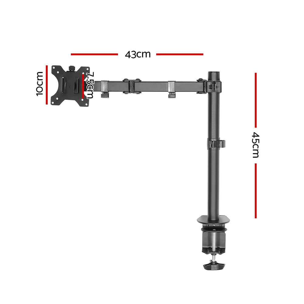 Furniture > Office Artiss Monitor Arm Mount Dual 32" Black