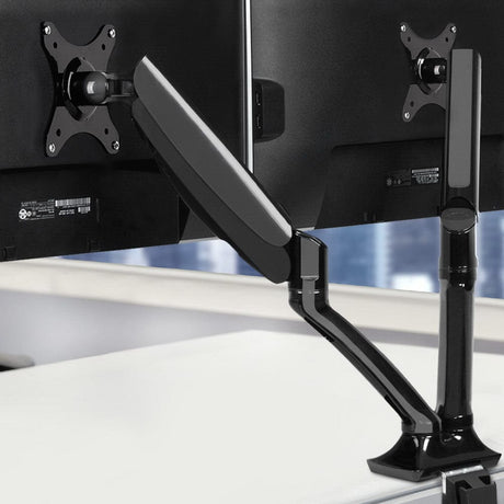 Furniture > Office Artiss Monitor Arm Mount Dual Gas Black