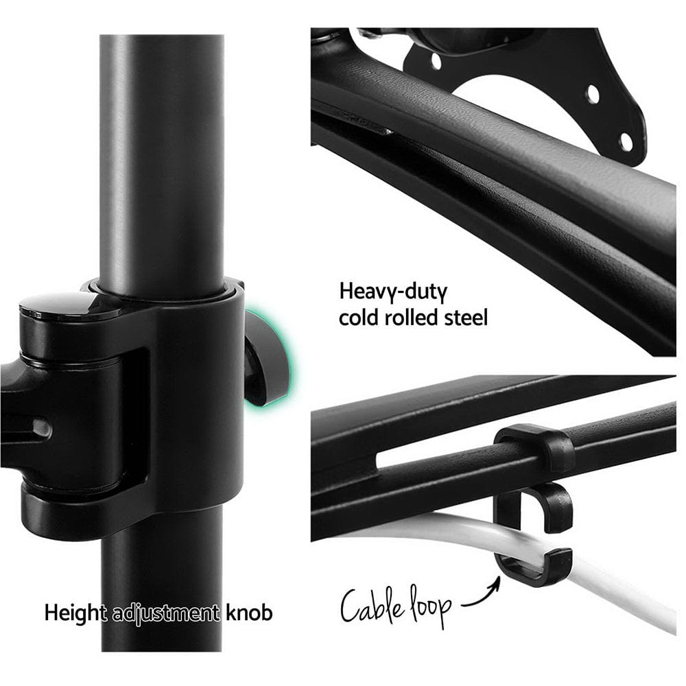 Furniture > Office Artiss Monitor Arm Mount Single Black