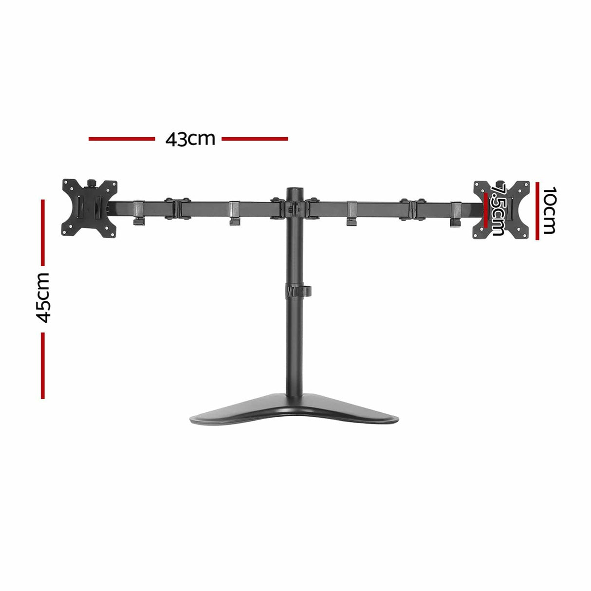 Furniture > Office Artiss Monitor Arm Stand Dual Black