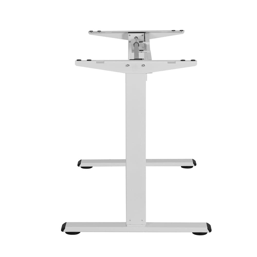 Furniture > Office Artiss Standing Desk Sit Stand Motorised Height Adjustable Frame Only White