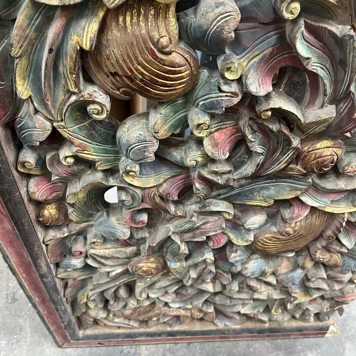 Hand-carved Wall Panel