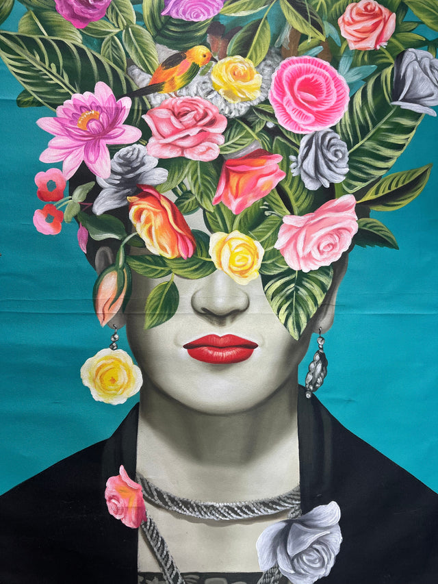 Hand-Painted "Frida Hidden"
