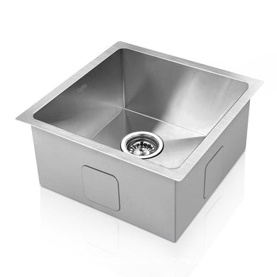 Home & Garden > Bathroom Accessories Cefito 36cm x 36cm Stainless Steel Kitchen Sink Under/Top/Flush Mount Silver