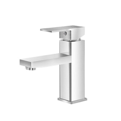 Home & Garden > Bathroom Accessories Cefito Basin Mixer Tap Faucet Bathroom Vanity Counter Top WELS Standard Brass Silver