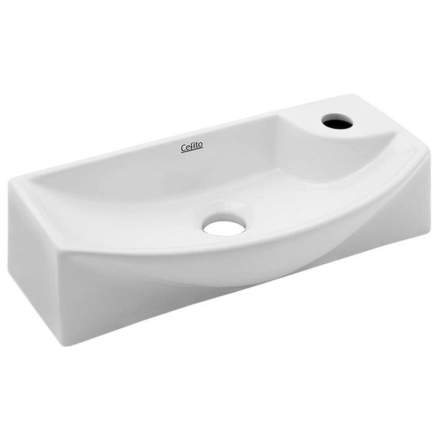 Home & Garden > Bathroom Accessories Cefito Ceramic Basin 46cm X15cm