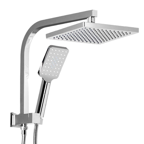 Home & Garden > Bathroom Accessories Cefito WELS 8'' Rain Shower Head Set Square Handheld High Pressure Wall Chrome