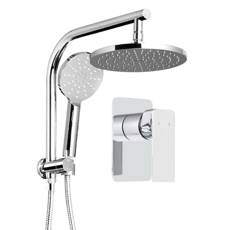 Home & Garden > Bathroom Accessories Cefito WELS 9'' Rain Shower Head Mixer Round Handheld High Pressure Wall Chrome