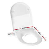 Home & Garden > Bathroom Accessories Non Electric Bidet Toilet Seat Bathroom - White